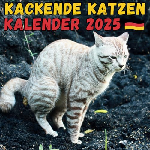 kackende katzen kalender 2025: Jeden Monat ein neues amüsantes Katzenfoto | Geschenkideen für Erwachsene 2025, Männer Frauen, Freunde, Kollegen, Weihnachten 2025