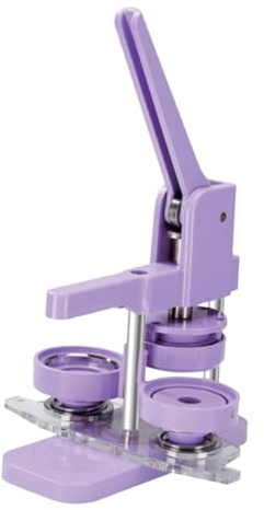 kowaku Buttonmaschine, Buttonmaker-Maschine, rund, zum Anstecken auf dem Tisch, kostenlose Installation, tragbar, manuelle DIY-Pin-Buttonmaker-Pressmaschine, 32mm Gussteil