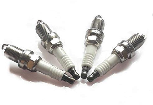 LKIWSDS Zündkerzen O 4 PCS Kompatibel mit Renault Kompatibel mit Modus Kompatibel mit TWINGO 2 Logan 1 Iridium-Legierung Zündkerze Iraurita Zündkerzen BKR6EGP Autoteile
