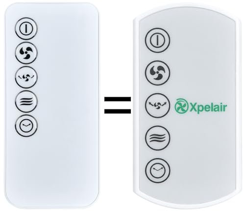 TCNOUMT Replacement Fan Remote Control Suitible for Dimplex Xpelair Mont Blanc XPP Tower Cooling Fan DXMBCF, 4 Buttons, White