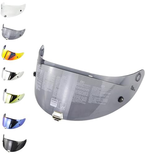 EvoParts Visiera Hj-26 per casco Hjc Rpha 70 - Rpha 11 pinlock ready e tear off ready (Nero 30%)