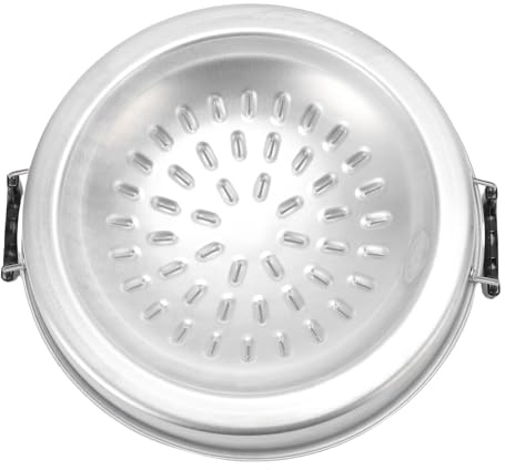 Dpofirs Thai BBQ Grill Padre, Rotonda BBQ Biridle, Grill Padan per Verdure, Grigliata Interna o Esterna, Persino Distribuzione del Calore, Combina Griglie e Pentola Calda (#2)