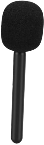 Diyeeni Microphone Handheld Stick, Noise Reduction Windproof Ergonomic Design with Large Sponge, for MIC1 MIC2 Hollyland Lark M1 On Wireless Microphones