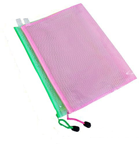 Small& Handy Tool Bag & Tool Keeping Waterproof A6 17x12cm Zip File Bags/Tool Bags/Tough File Bags x 5 with Strong Protective Web, Get The Deal!