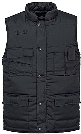 Portwest Shetland Bodywarmer, Size: XL, Colour: Black, S414BKRXL