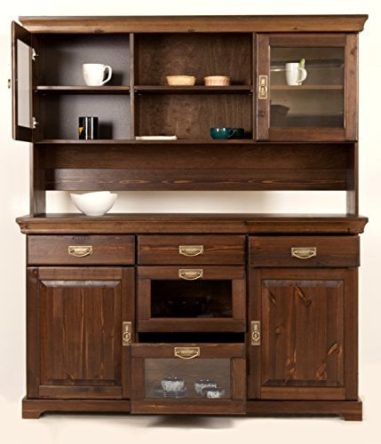 clever-moebel Buffet, Sideboard, Kommode aus Kiefernholz kolonialfarben lackiert, Schrank, Anrichte