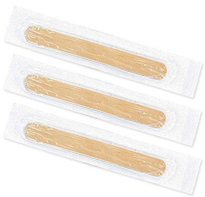 Ratiomed Mundspatel, Holzmundspatel Spatel, Holzspatel, gewachst, steril, 50 St.