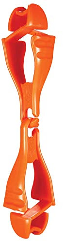 Ergodyne Squids 3400 Glove Clip Holder with Dual Clips, Orange