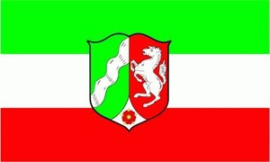 Nordrhein Westfalen Fahne Flagge Grösse 1,50x0,90m