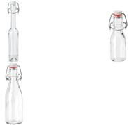 GLOREX 68604905 Bügelflasche rund Klarglas, Transparent, 14.5 x 4.5 x 4.5 cm, 1 Einheiten