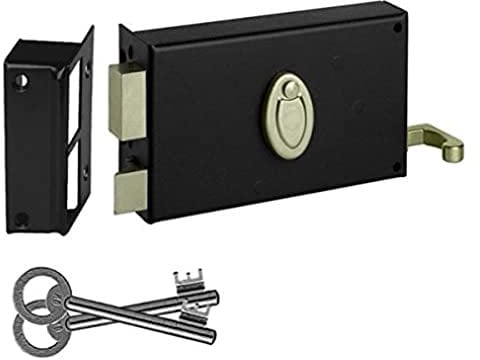 Abus FD0727207A SA H 4G T G Serrure en applique à tirage/horizontale avec fermeture à clé pour ouverture extérieur gauche 80 x 140