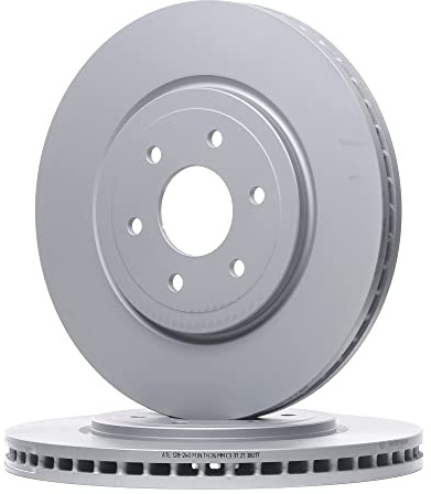 ATE 2x Bremsscheibe Vorne Ø320,0mm Höhe: 38mm Dicke: 28,0mm Lochkreis-Ø: 114,3mm Belüftet 24.0128-0240.1