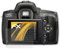 atFoliX Panzerfolie kompatibel mit Sony Alpha a390 DSLR-A390 Schutzfolie, entspiegelnde und stoßdämpfende FX Folie (3X)