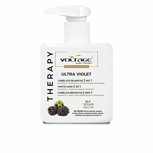 Therapy Ultra Violet Cabellos Blancos 2 En 1 Champú-Mascaril