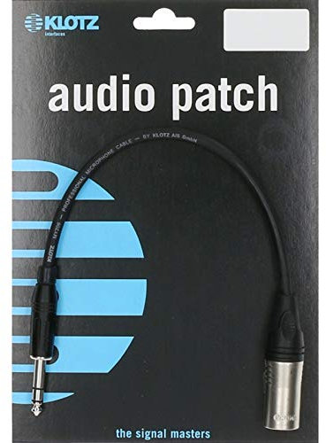 Klotz Cables M1MS1K0030 Audio Patch XLR - jack