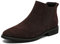 Stivaletti Chelsea per Uomo Stivali in Pelle Scamosciata Elastici Leggeri in Pelle Scamosciata Fondo Morbido Antiscivolo Stivaletti da Ufficio semplici ed Eleganti
