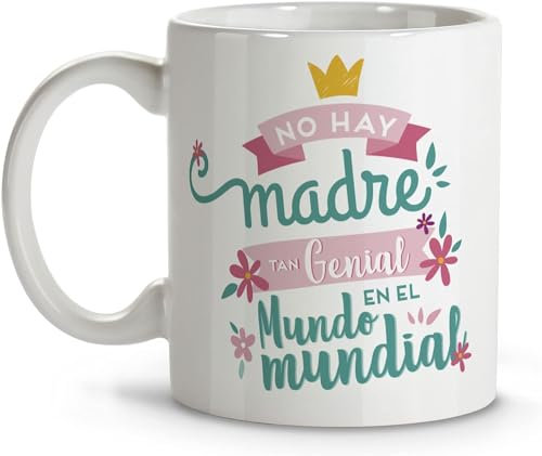 Tasse de fête des mères. Cadeaux originaux. Tasses petit-déjeuner originales. Différents motifs. MÈRE MONDIAL. Tasse en céramique 330 ml