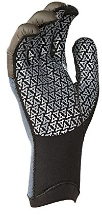 XCEL 5-Finger 3mm Precurved Neoprenhandschuh, Farbe:Black, Größe:XS