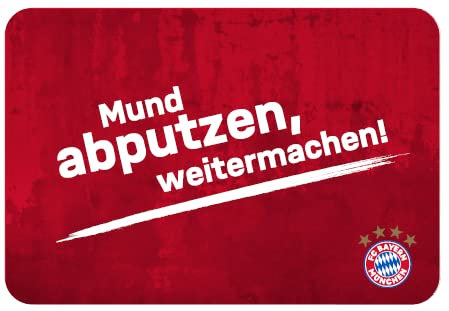 FC Bayern München Frühstücksbrettchen 2er Pack (Mund abputzen, weitermachen)