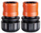 jardiboutique - 2 raccords Rapides pour Tuyau d'arrosage 3/4-19 par 25 mm