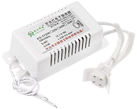 PATIKIL 4x2x1 Electrónico Balastro, 220 V AC 22/40 Vatios Anillo Fluorescente Lámpara Universal Lastre Tubo Instantáneo Arranque, Plateado Tono