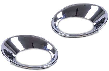 Nebelscheinwerfer Abdeckungen Für N&issan Für Qashqai 2007 2008 2009 2010 2011 2012 2 Stücke ABS Chrom Hinten Schwanz Nebel Lichter Lampe Abdeckung Rahmen Ring Trim