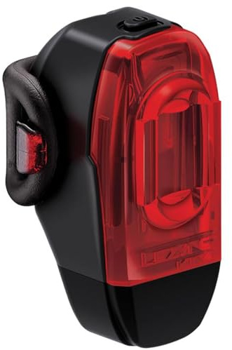LEZYNE KTV Drive+ Bicycle USB Stick Rechargeable IPX7 Waterproof 270-Degree Visibility LED Rear Light w/Multiple Modes | Mounting Strap Included, Black, 40 Lumens