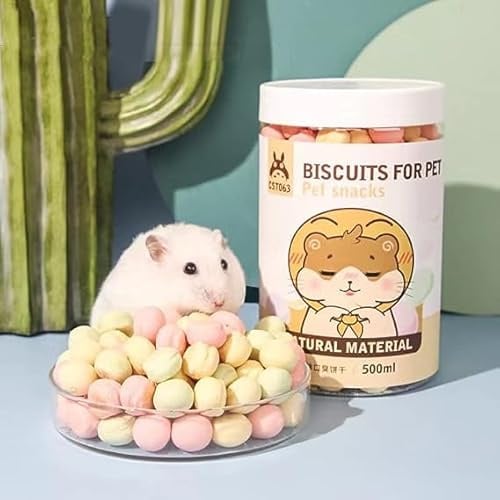JONSANTYGFRY Hamster Food Pet Snacks for Small Rodents Yogurt Sandwich