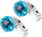 MiOYOOW Angel Bissalarm Anzeige, Nacht Fisch Stange Bissalarm, Empfindlicher Angelclip Bissalarm, Tonalarmglocke, Clip on Angelrute Spitzen Alarmlicht mit Ton und LED Anzeige für Fischer