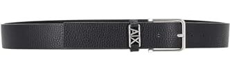 ARMANI EXCHANGE TONGUE BELT, Schwarz , 100
