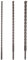 CAVATINY 3tlg SDS Plus Bohrer Set - SDS Hammerbohrer für beton, ziegel, zement, stein mit 4 Schneiden - inkl. Größen 10 14 20 x 400mm - SDS Plus-Schaft passend für Bohrhammer