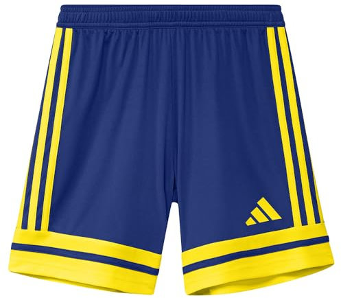 adidas Unisex Kinder SQUADRA25 Short Kids, Team royal Blue/Team Yellow, 7-8 Years