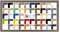 Colorello Bilderrahmen Posterrahmen Puzzlerahmen 37,5x98 cm Hellgrau 98x37,5 cm mit weisser Rückwand und Antireflex Acrylglas