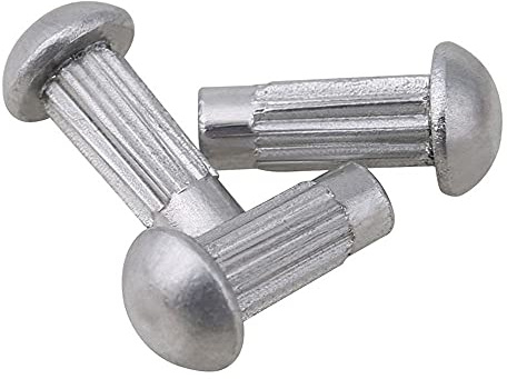 Nieten, Nieten for Metall, Aluminium-Schildniete, M2 M2, 5 m3 m4, Rollenniete, Typenschild-Marken-Vollniete(M3*6 Aluminum [600pcs])