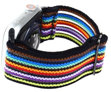 SITAFU Sport Cinturini Compatibile con Cinturino Apple Watch 49mm 45mm 44mm 42mm, Solo Loop Cinturino Elastico di Ricambio Compatibile per Apple Watch Ultra SE Serie 9/8/76/5/4/3/2/1uomini e donne