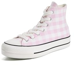 Converse Chuck Taylor All Star Lift Sneaker für Damen, Vintage Weiß/Rosa/Egret, 40.5 EU