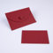 PresentFill® 25 Mini Briefumschläge mit Karten – Bordeaux Rot – Kleine Umschläge Mini mit Herz Verschluss und Blanko Karten aus 100% Recycling Kraftpapier zum Selbst gestalten und beschriften