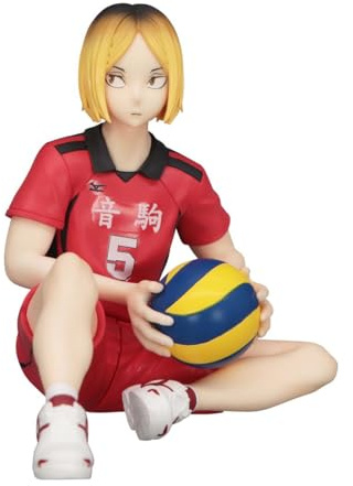 Tongyundacheng Haikyuu Anime Nudel-Stopper-Figur Kozume Kenma PVC sitzendes Modell 11 cm Cartoon Actionfigur Statue Desktop Auto Dekoration