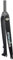 Fourche VTT 26 27,5 29pouces 29L Fourche Rigide De Vélo en Carbone Fourche Dure À Tube Droit/Conique De 28.6mm 9 * 100mm QR Fourche Avant De Frein À Disque(Matte Black B,Straight_29L)