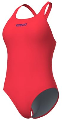 ARENA Solid Swim Pro Team One Piece Women's Swimsuit, Quick Drying Swim Suit, Sports Swimwear in MaxLife Eco Fabric with Maximum Chlorine Resistance and UPF 50+ UV Protection