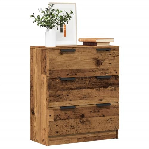 Lauuoeriau Outdoor Möbel Sideboard Altholz 60x30x70cm Holz-Möbel
