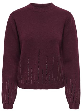 JDY Damen Jdymadison Life L/S On Sequin Pull KNT