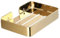 Porte-savon de douche mural, porte-savon robuste en acier inoxydable avec drain, porte-savon doré avec vis pour comptoir de cuisine de salle de bain, porte-savon en acier inoxydable, porte-savon doré