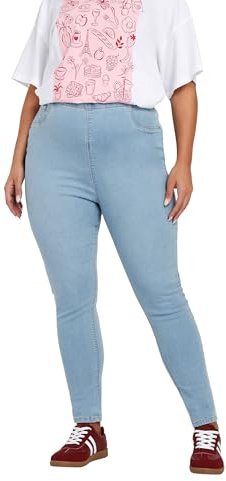 Yours for Good Curve Pull On Stretch Jenny Jeggings - Women's - Plus Size Curve