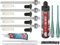TOX Thermo Proof 12x300mm Markisenbefestigung Edelstahl A4 Set, Wärmebrückenfreie Schwerlast-Montage, WDVS Abstandsmontage mit Liquix Pro 1 und Reinigungsbürste und Dichtmittel (4x 12x300mm SET)