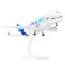 QIYUMOKE 1/300 A330 Beluga XL1 Flugzeugmodellbausatz aus Metalldruckguss mit Ständer (7,7 Zoll) für Airbus a330-743L Super Transport Beluga, Flugzeugmodelle zum Sammeln für Luftfahrtbegeisterte