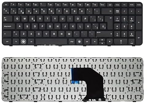 LZZSEOZ Teclado para portátil HP Pavilion g6-2000, 2328tx, 2233, 2301ax, G6-2000-2100, G6-2200, G6-2300, 697452-001, 699497-031, Ruso, Estadounidense, SP BR(SP New Black)