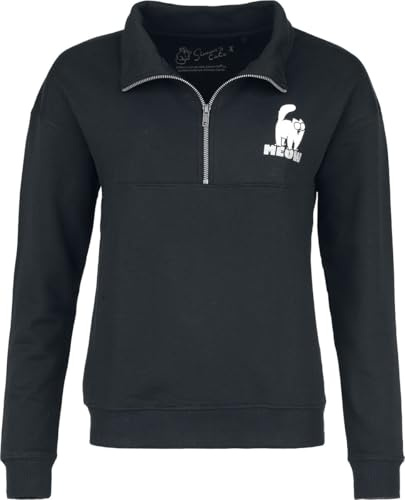 Simon's Cat Meow - Troyer Frauen Sweatshirt schwarz Fan-Merch, TV-Serien