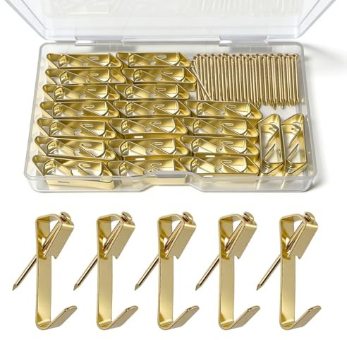 100Pcs Picture Hooks Heavy Duty Picture Hanging kit Picture Hangers for Hard Walls