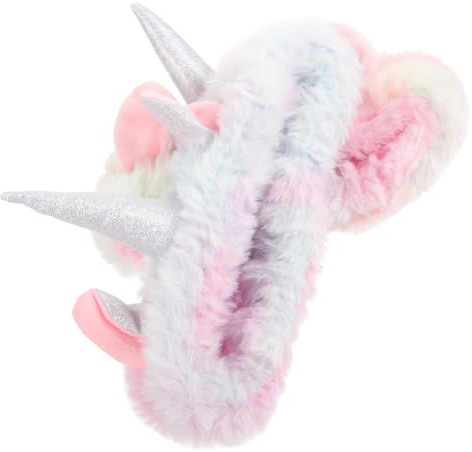 LALAFINA 2 Stück pack Einhorn Haarbänder für Damen Bequemes Stoffmaterial Einzigartiges Einhorn Design für Make Up und Partys Modische Spa Stirnbänder